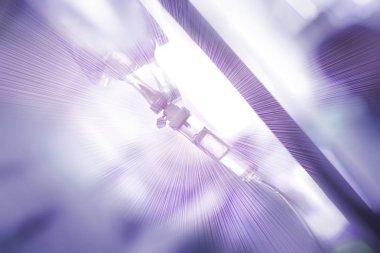 İntravenöz damla ışık ışınları