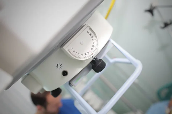 Detail jednotky rentgen v nemocnici — Stock fotografie