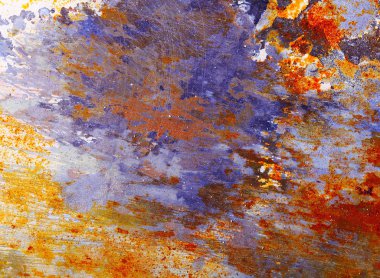 Paslı metal arka plan fikirlerinizi alan ile dokulu