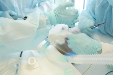 Hastaların hayatını kurtarmak için doktorlar ekibi