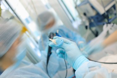 Hastanede tıbbi ekip workeing