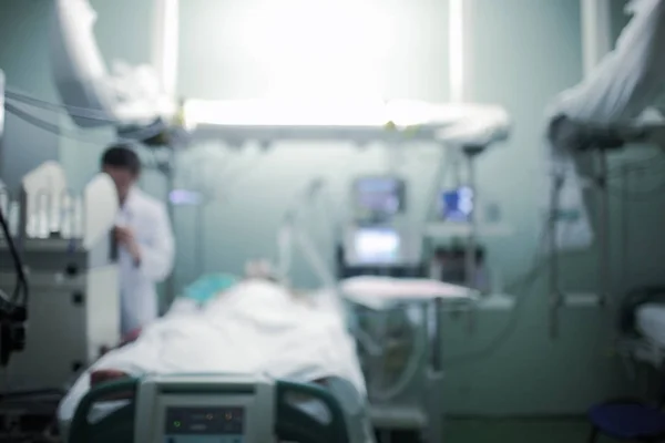 Life support and critical care in the ICU, unfocused background