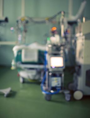 Odaklanmamış hastane koğuşunda gelişmeler ekipmana sahip