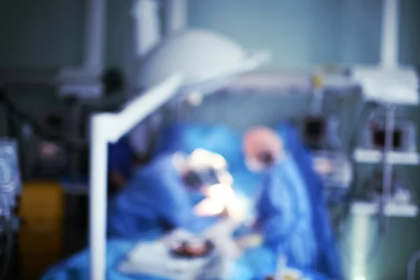 Working medical personnel, unfocused background — Stock Photo, Image