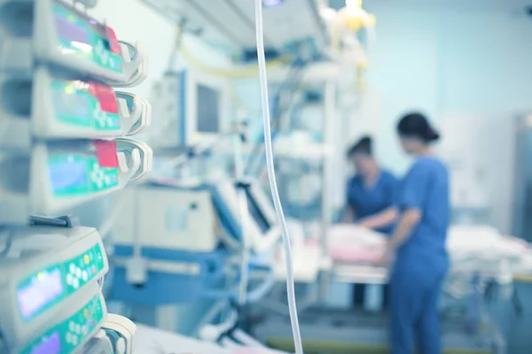 Working nurses in the CCU — Stock Photo, Image