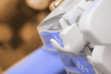 Yoğun bakım ünitesi yakın çekim modern ekipman