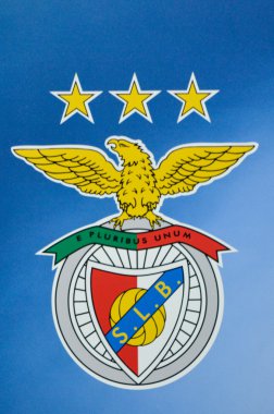 Kiev, Ukrayna - 19 Ekim 2016: Resmi amblem ve logo Sl Benfic