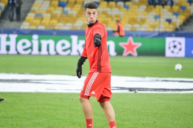 Kiev, Ukrayna - 19 Ekim 2016: Pizzi Uefa Şampiyonlar Le sırasında