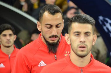 Kiev, Ukrayna - 19 Ekim 2016: Konstantinos Kostas Mitroglou Düriye