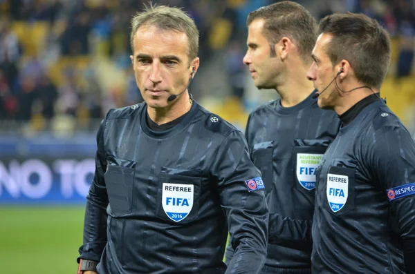 UEFA Champions League partido entre Dynamo Kiev vs SL Benfica — Foto de Stock