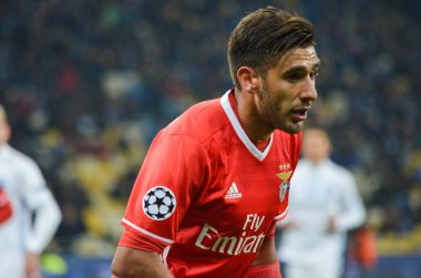Kiev, Ukrayna - 19 Ekim 2016: Eduardo Salvio Uefa Cha sırasında
