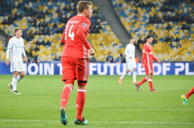 Kiev, Ukrayna - 19 Ekim 2016: Victor Nilsson Lindelof sırasında