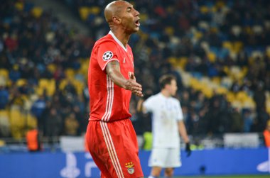 Kiev, Ukrayna - 19 Ekim 2016: Luisao Uefa Şampiyonlar L sırasında