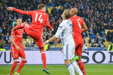 Kiev, Ukrayna - 19 Ekim 2016: Victor Nilsson Lindelof sırasında