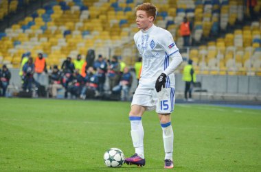 Kiev, Ukrayna - 19 Ekim 2016: Viktor Tsygankov Uefa C sırasında