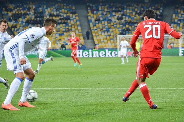 Utkání Ligy mistrů UEFA mezi vs Dynamo Kyjev Sl Benfica — Stock fotografie