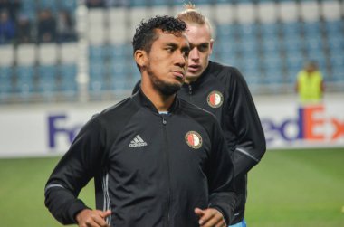 Odessa, Ukrayna - 03 Kasım 2016: Renato Tapia Uef sırasında