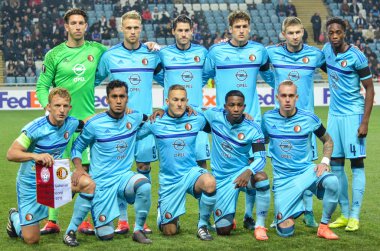  UEFA Avrupa Ligi maç grup sahne Zarya Lugansk vs Feyenoord Rotterdam
