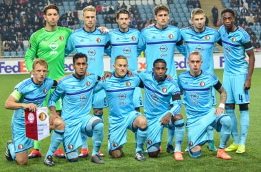  UEFA Avrupa Ligi maç grup sahne Zarya Lugansk vs Feyenoord Rotterdam