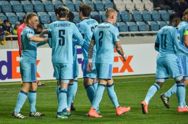  UEFA Avrupa Ligi maç grup sahne Zarya Lugansk vs Feyenoord Rotterdam