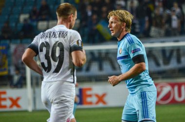  UEFA Avrupa Ligi maç grup sahne Zarya Lugansk vs Feyenoord Rotterdam