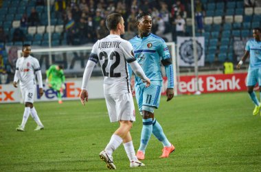  UEFA Avrupa Ligi maç grup sahne Zarya Lugansk vs Feyenoord Rotterdam