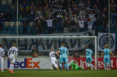  UEFA Avrupa Ligi maç grup sahne Zarya Lugansk vs Feyenoord Rotterdam
