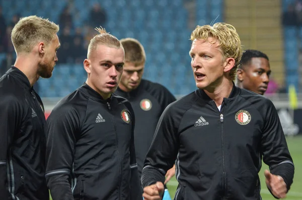 UEFA Europa League match group stage Zarya Lugansk vs Feyenoord Rotterdam — Stock Photo, Image