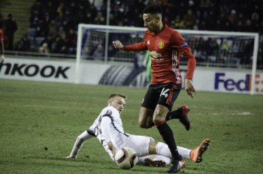 Zarya Lugansk vs Manchester United Şampiyonlar Ligi maçı