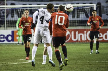  Zarya Lugansk vs Manchester United Şampiyonlar Ligi maçı 