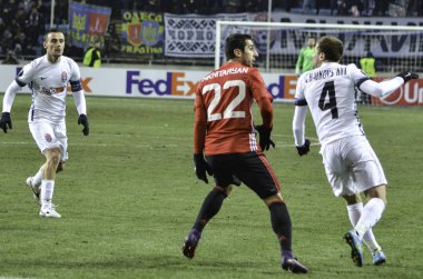  Zarya Lugansk vs Manchester United Şampiyonlar Ligi maçı 