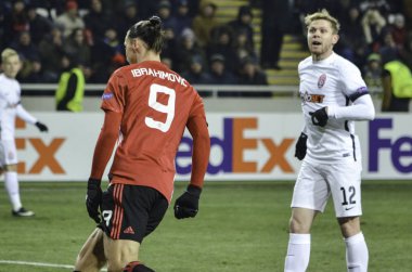  Zarya Lugansk vs Manchester United Şampiyonlar Ligi maçı 