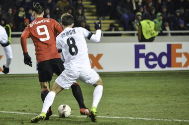  Zarya Lugansk vs Manchester United Şampiyonlar Ligi maçı 