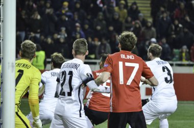  Zarya Lugansk vs Manchester United Şampiyonlar Ligi maçı 