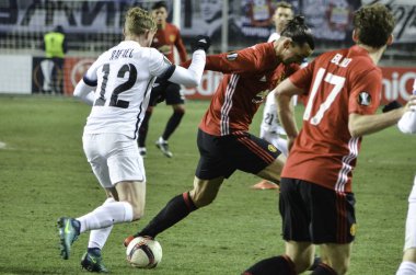  Zarya Lugansk vs Manchester United Şampiyonlar Ligi maçı 