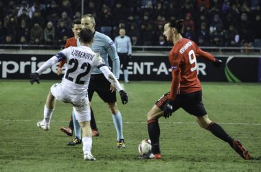  Zarya Lugansk vs Manchester United Şampiyonlar Ligi maçı 