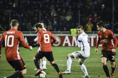  Zarya Lugansk vs Manchester United Şampiyonlar Ligi maçı 