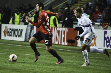  Zarya Lugansk vs Manchester United Şampiyonlar Ligi maçı 