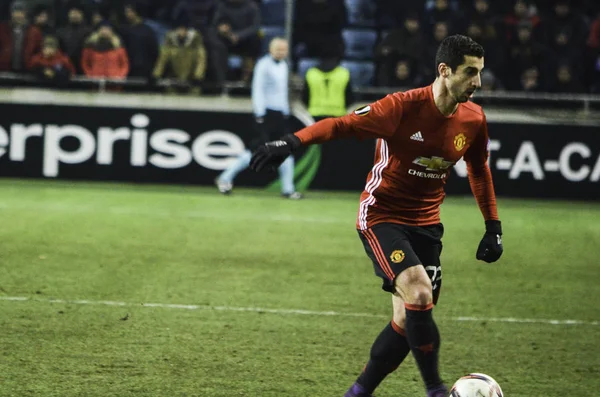 UEFA Europa League zápas mezi Zarja Lugansk vs Manchester United — Stock fotografie