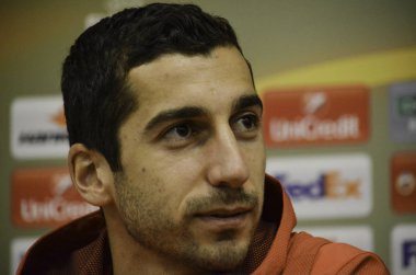 Odessa, Ukrayna - 08 Aralık 2016: Henrikh Mkhitaryan p
