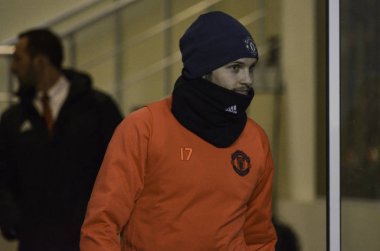 Odessa, Ukrayna - 08 Aralık 2016: Daley kör Uefa sırasında