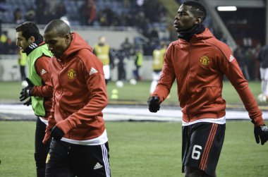 Odessa, Ukrayna - 08 Aralık 2016: Paul Pogba Uefa sırasında 