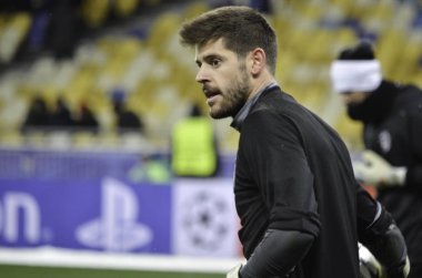 Kiev, Ukrayna - Dec 06: Fabricio Uefa Şampiyonlar Leagu sırasında