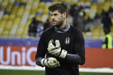 Kiev, Ukrayna - Dec 06: Fabricio Uefa Şampiyonlar Leagu sırasında