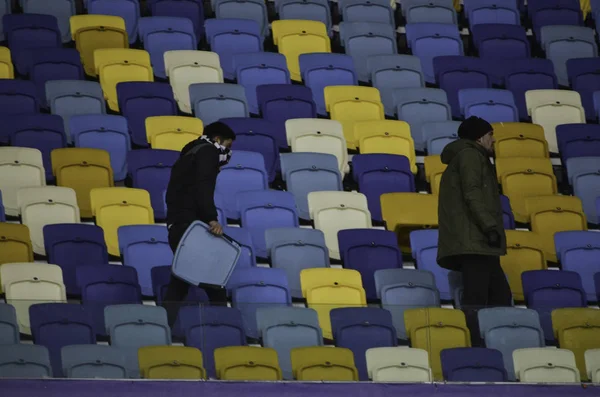 UEFA Champions League match between Dynamo Kiev vs Besiktas — Stock Photo, Image
