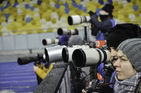 UEFA Champions League partita tra Dynamo Kiev vs Besiktas — Foto Stock