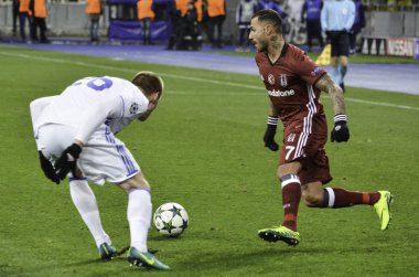 UEFA Şampiyonlar Ligi maç Dinamo Kiev vs arasında Beşiktaş