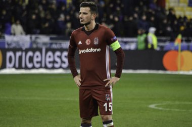 Kiev, Ukrayna - Dec 06: Oguzhan Ozyakup Uefa şampiyonu sırasında