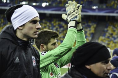 UEFA Şampiyonlar Ligi maç Dinamo Kiev vs arasında Beşiktaş