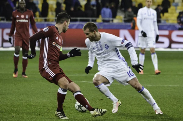 Mecz Ligi Mistrzów pomiędzy Dynamo Kijów vs Besiktas — Zdjęcie stockowe